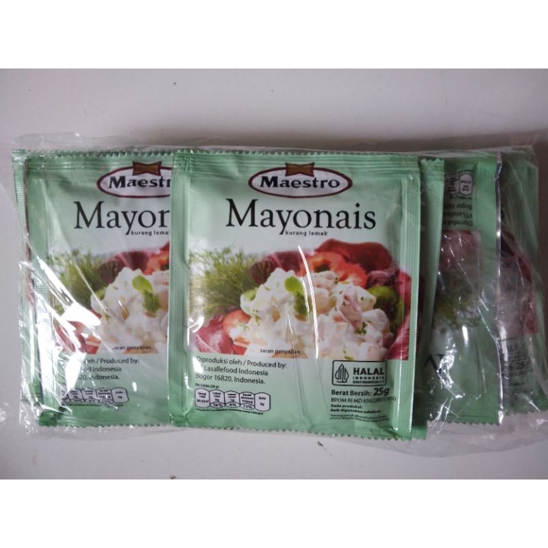 

Maestro Mayonais Kemasan 1 Pack isi 10 Sachet