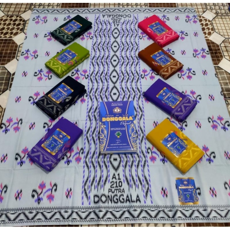 sarung donggala  MST  rayon  TERBARU putih pink hitam hijau abu-abu