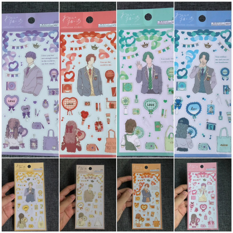 

stiker colection sticker original daiso japan