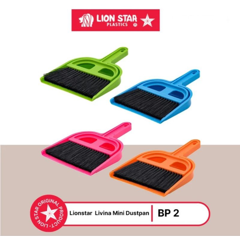 Sapu Pengki Debu Lion Star- Sapu Mini Debu Serbaguna - Mini Dustpan Lion Star