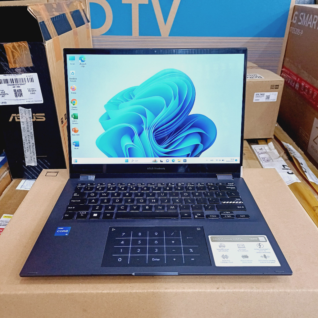 Asus Vivobook S 14 FLIP TP34002Z / 2 In 1 / TOUCHSCREEN / i5-12500H / GEN 12TH / Ram 8Gb / SSD 512GB
