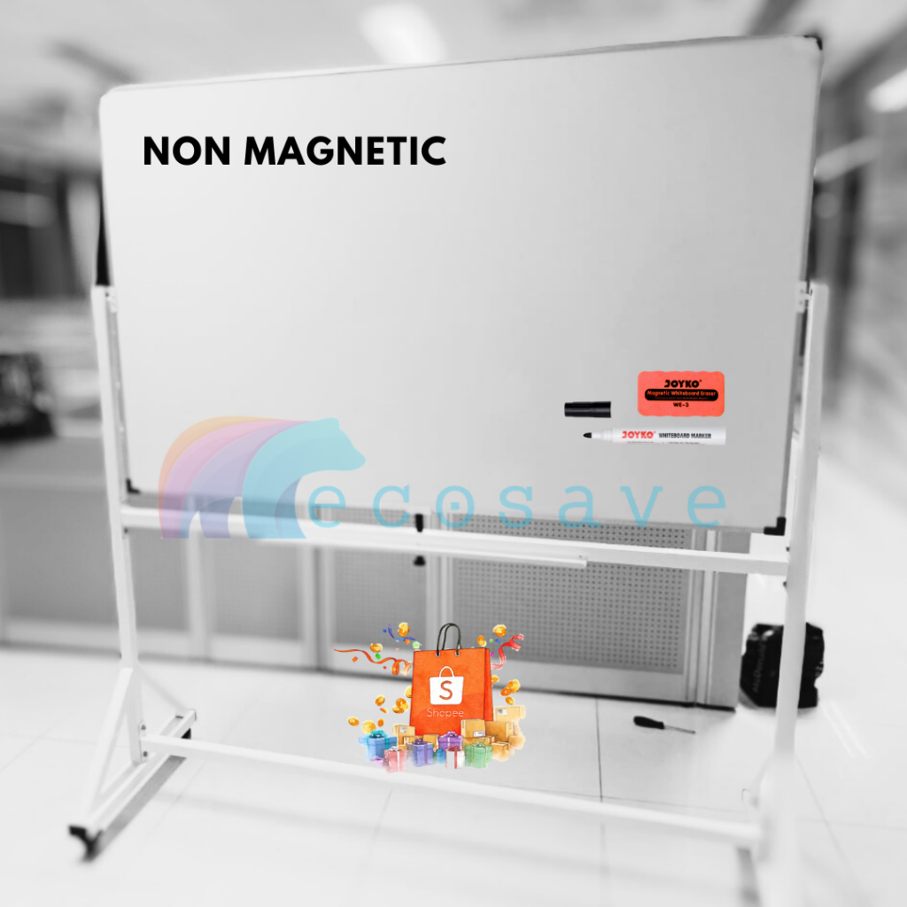 

Whiteboard Standing Single Face Non Magnetic White Board Kaki Putih Papan Tulis Non Magnetik 1 Satu Muka Beroda Custom 45x60 60x90 60x120 80x120 90x120 90x180 100x120 100x150 100x200 120x180 120x240 cm
