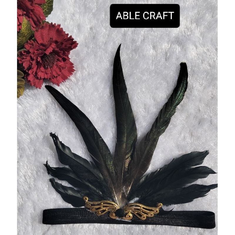 Bandana Bulu/Aksesoris Kepala