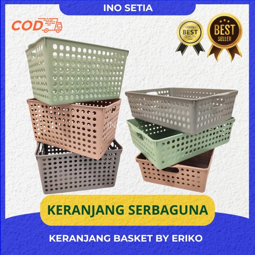 Keranjang Serbaguna by Eriko Basket | tempat penyimpanan baju anak kosmetik rak penyimpanan serbagun