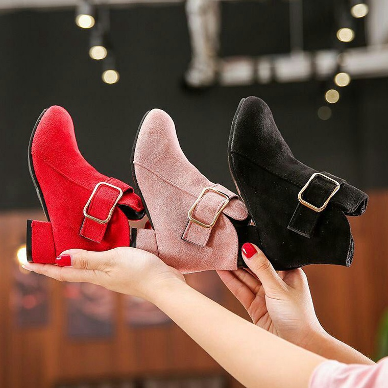 KODE H42A VIANNA SEPATU ANAK FASHION BOOTS HEELS