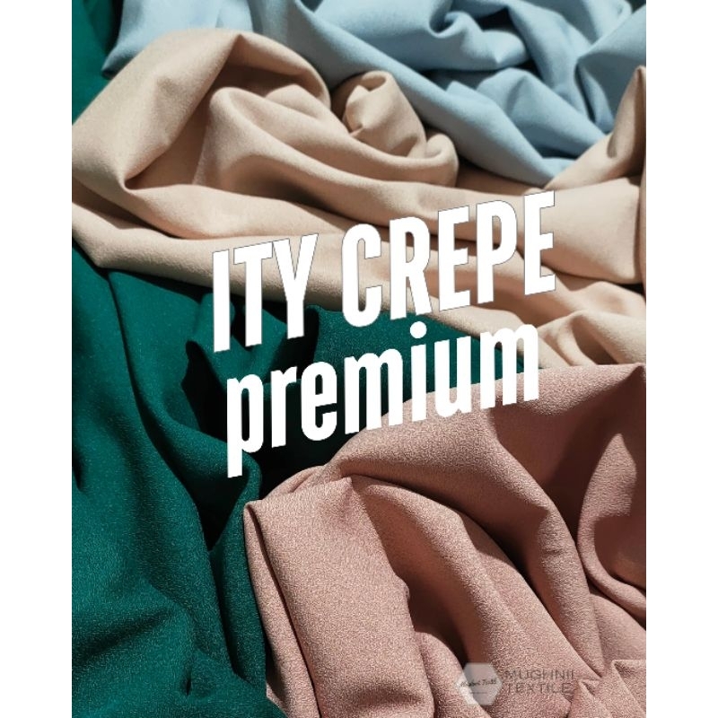 Kain Ity crepe Lady Zara Ity Crepe premium