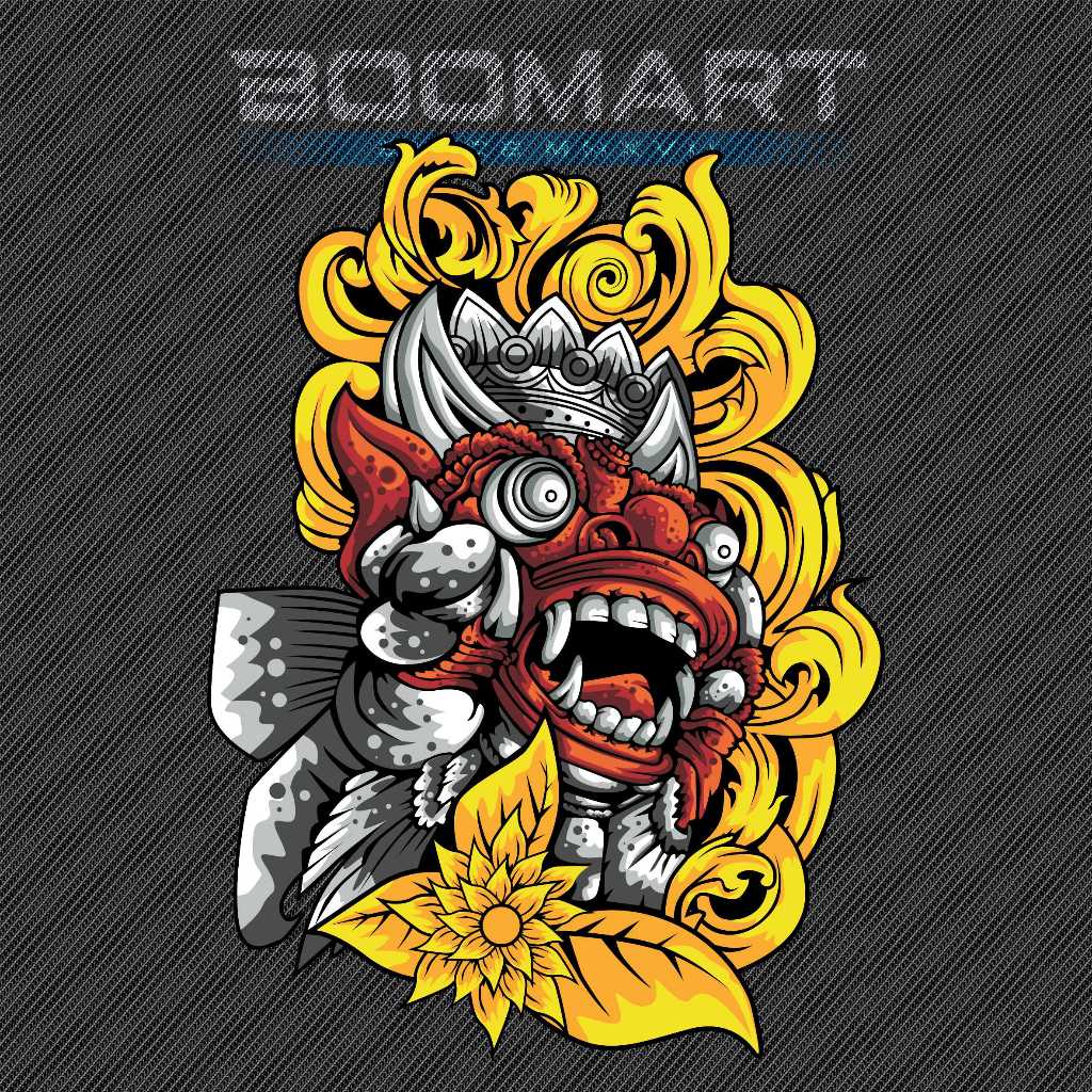 

STICKER A4 KARAKTER LEAK BARONG BALI