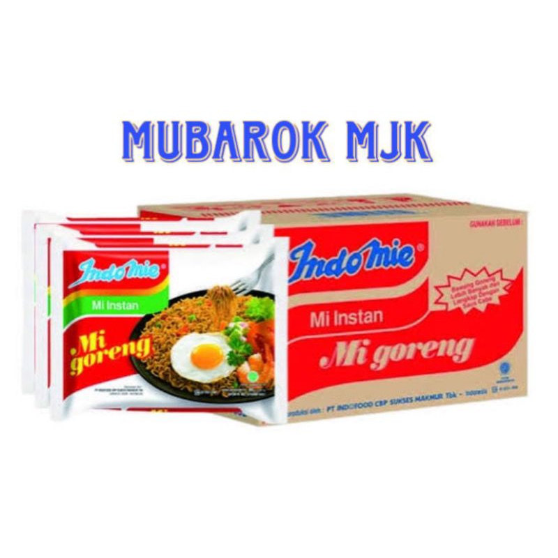 

( INSTAN ) Mi Instan Indomie goreng 3 Karton