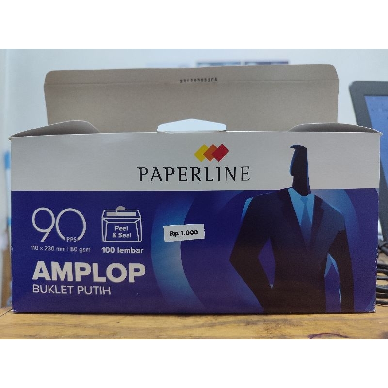 

Amplop Eceran Berperekat Peel & Seal PAPERLINE 90 PPS 110x230 mm - Praktis & Profesional!