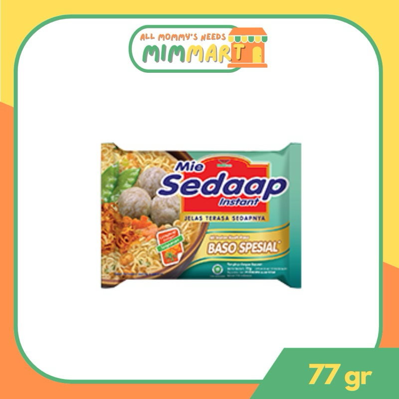 

[MimMart] - Mie Sedaap Kuah Rasa Baso Spesial 77gr
