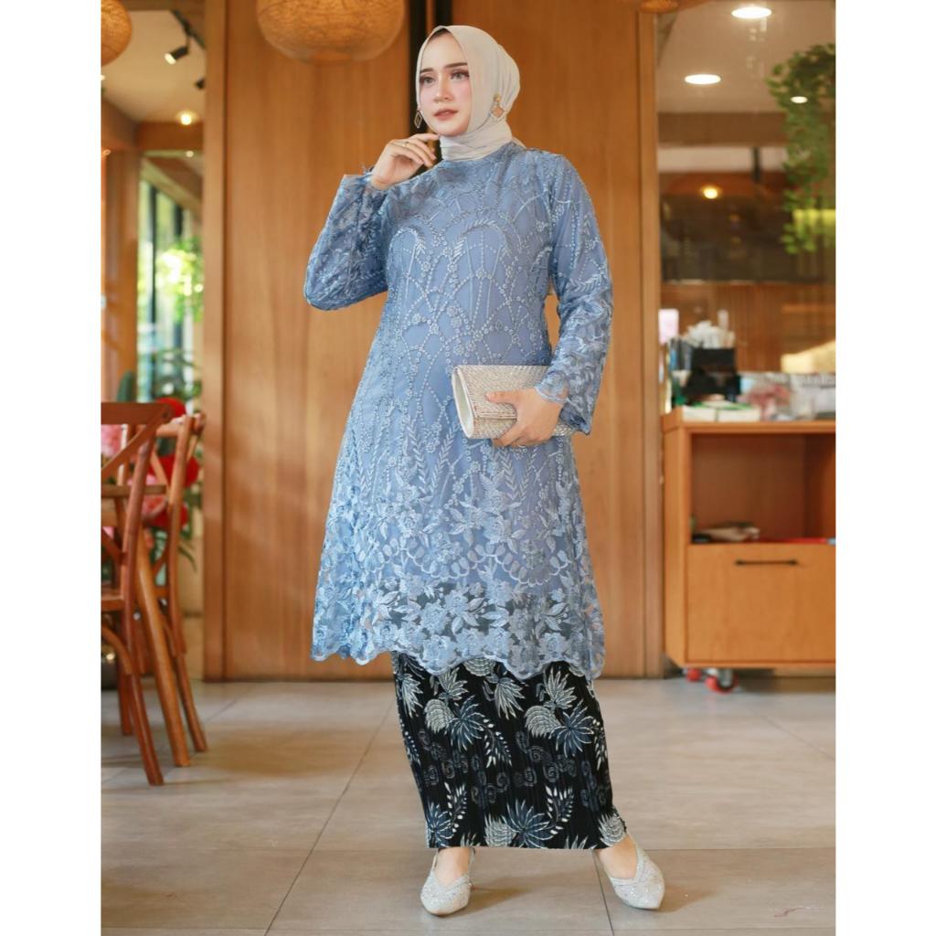 Setelan Kebaya Kekinian Setelan Kebaya Kekinian Brokat Baju Kebaya Kekinian Modern