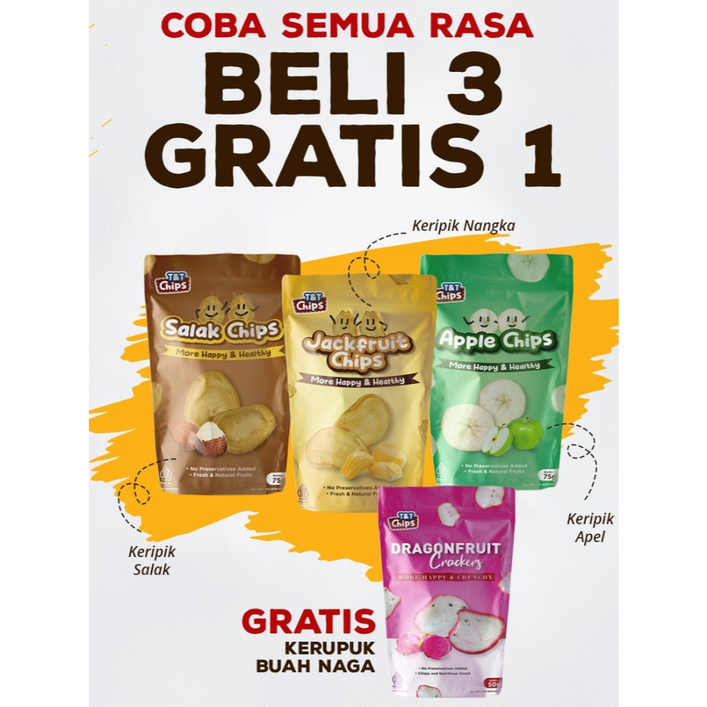 

Keripik Buah (Promo Coba Semua Rasa)