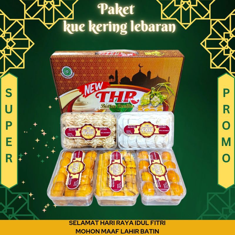 

PAKET KUE KERING NEW THR PAKET PREMIUM KUE LEBARAN