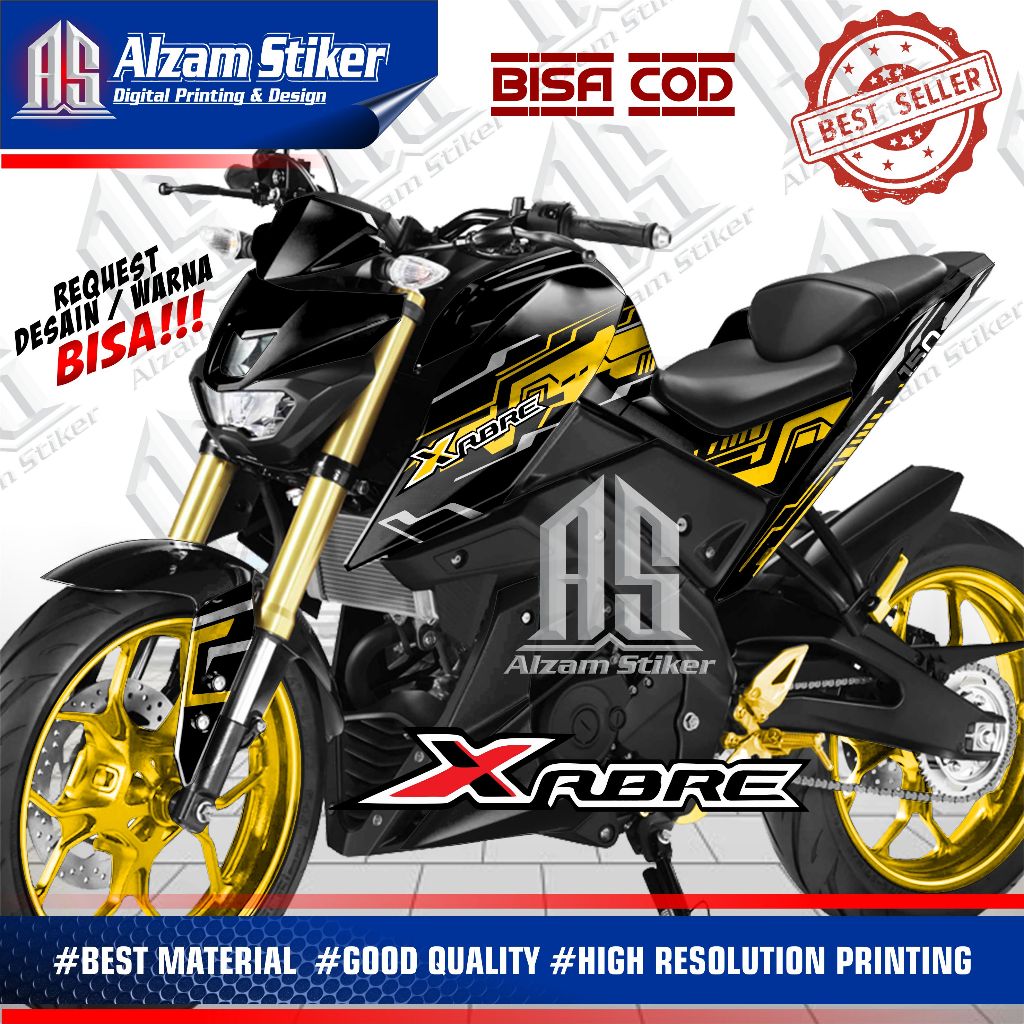 Bisa COD Stiker Variasi Xabre Full Body Dekal Xabre Stiker Xabre Full Body Striping Xabre Variasi De