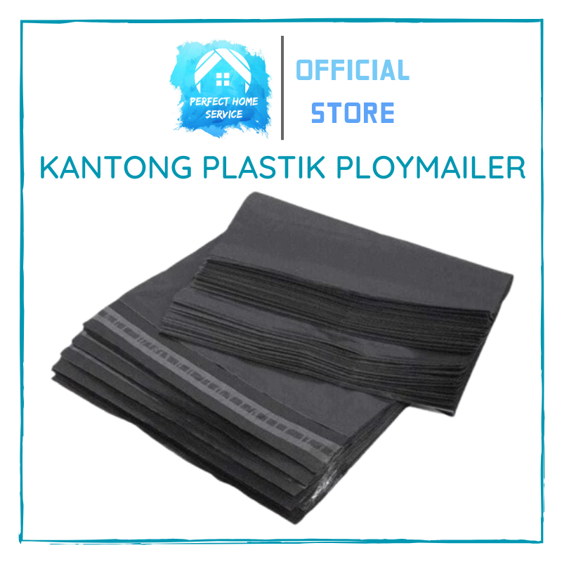 

KANTONG PLASTIK PLOYMAILER TAS PACKING ONLINE SHOP HITAM [PERFECTHOME]