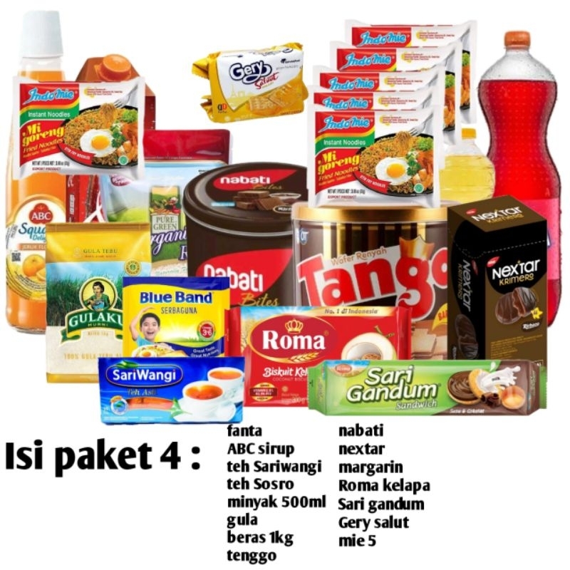 

ARFAN PARCEL : Paket istimewa sembako lebaran hampersatau parcel lebaran paket 4 istimewa