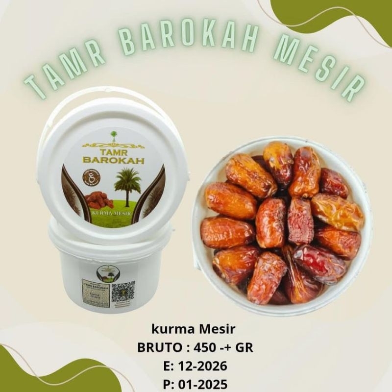 

BY 1GET 1 KURMA MESIR 500g +- / KURMA EMBER / KURMA PREMIUM