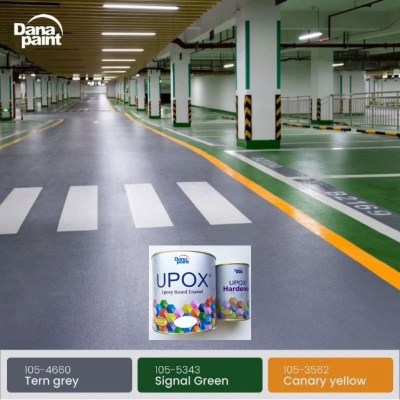 Cat Lantai Beton Keramik Besi Cat Epoxy Upox Danapaint Cat Dapur Kolam Waterproof