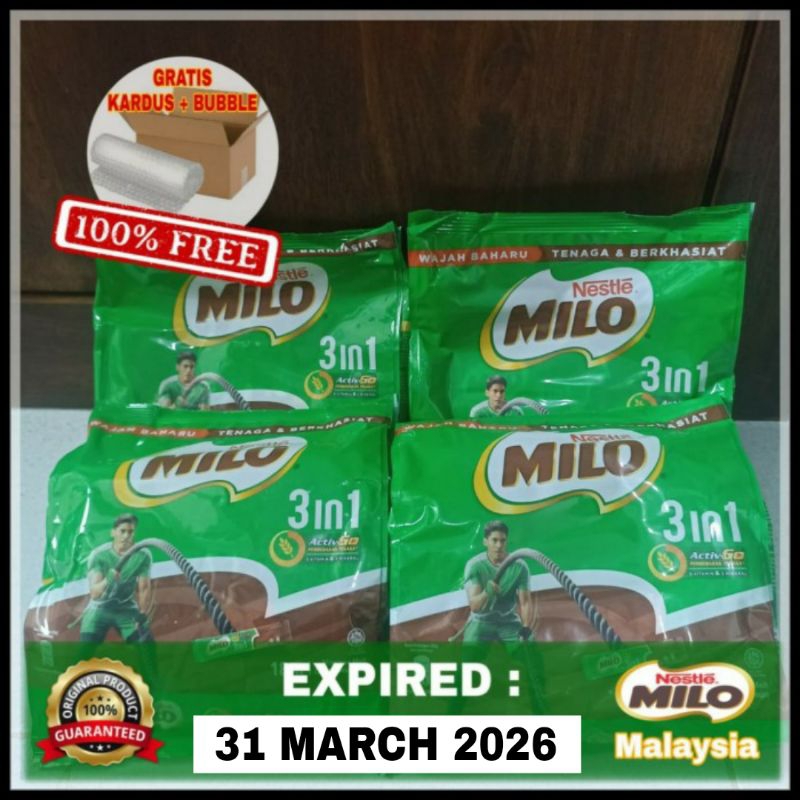 

Milo Stick 3in1 - Milo ActiveGo - Susu Milo Stick (Pack - Satuan)