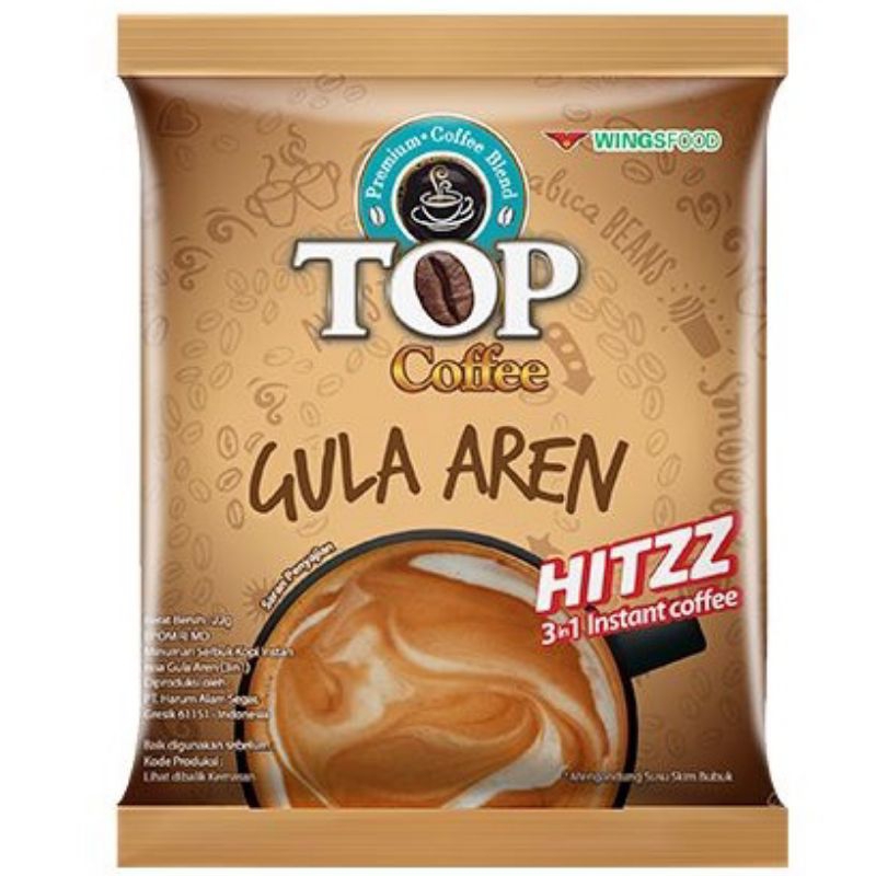 

KOPI TOP GULA AREN - 1 RENCENG 15 SACHET 22 gr