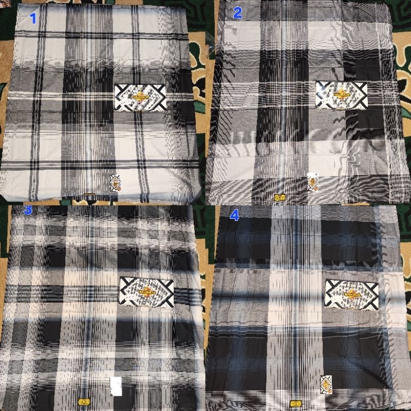 Sarung Wadimor Motif Hitam Putih