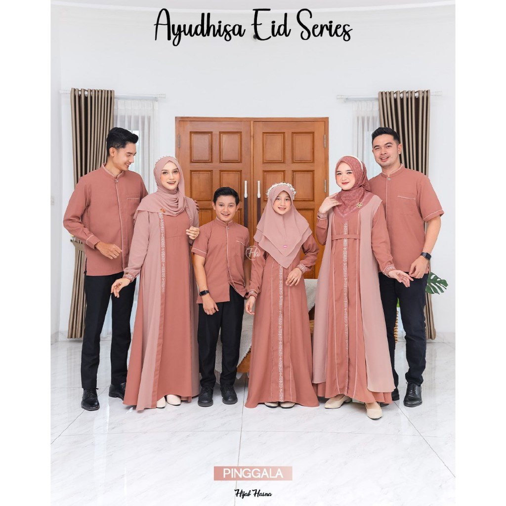 [READY SARIMBIT LEBARAN] Sarimbit Ayudhisa Original by Hasna Hijab SARIMBIT LEBARAN GAMIS DAN KOKO