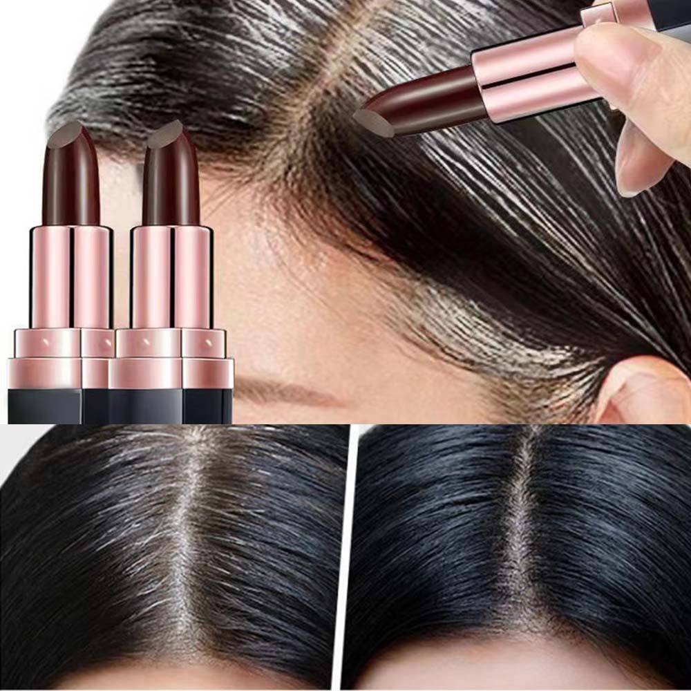 Cat rambut bentuk Lipstik simple dan praktis portable penghitam Uban menghilangkan uban menutupi