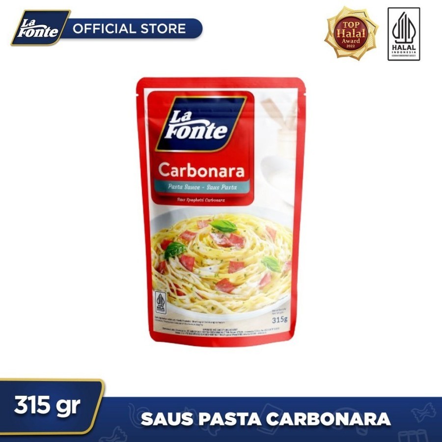 

LaFonte la fonte saus Saos Pasta Carbonara 315gr