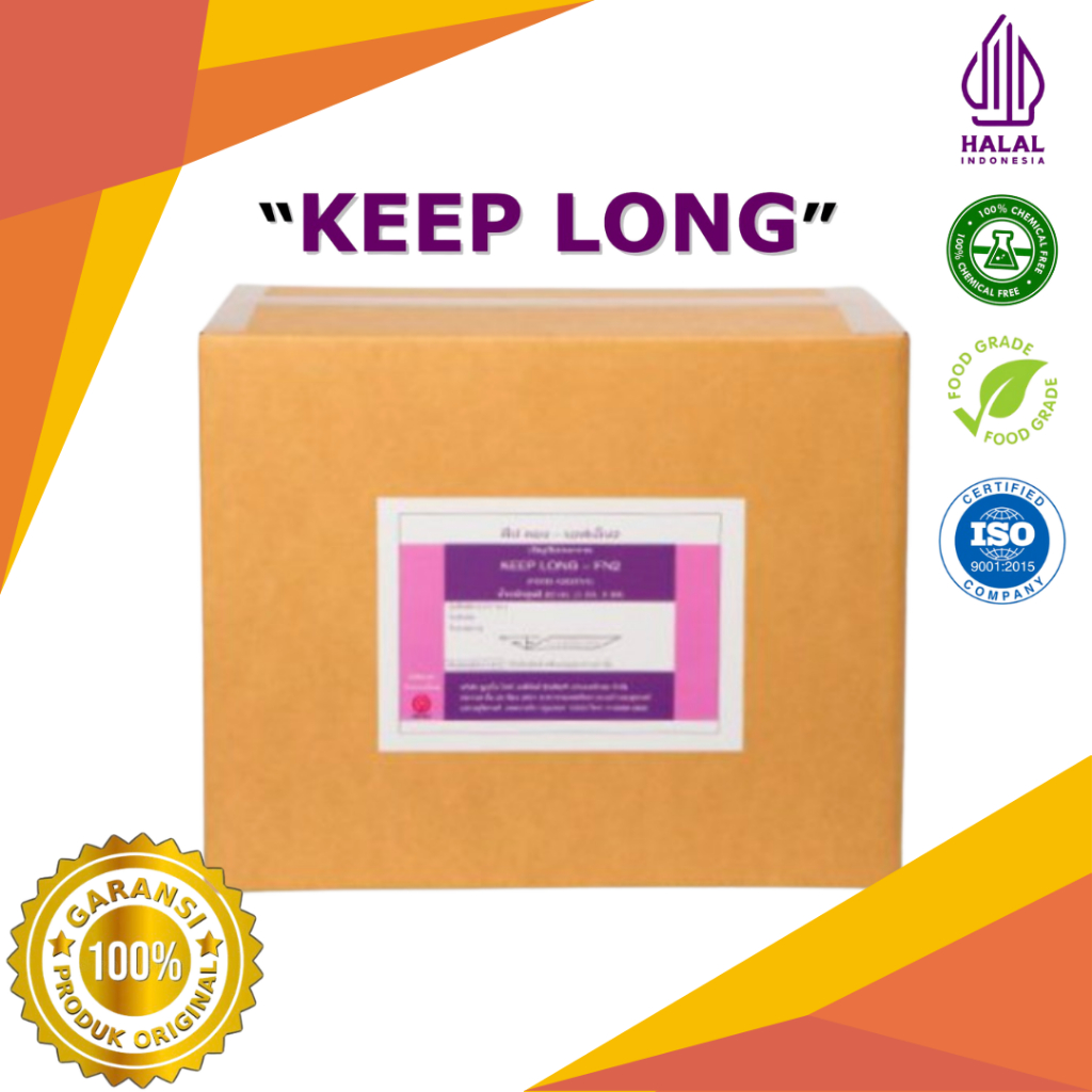 

Bahan tambahan untuk memperpanjang Umur Simpan makanan / Penghambat pertumbuhan bakteri Keeplong ex Original Thailand