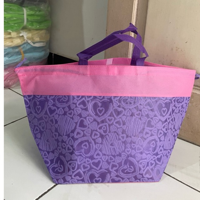 

goodie bag box 24 syukuran hantaran teksture jahit