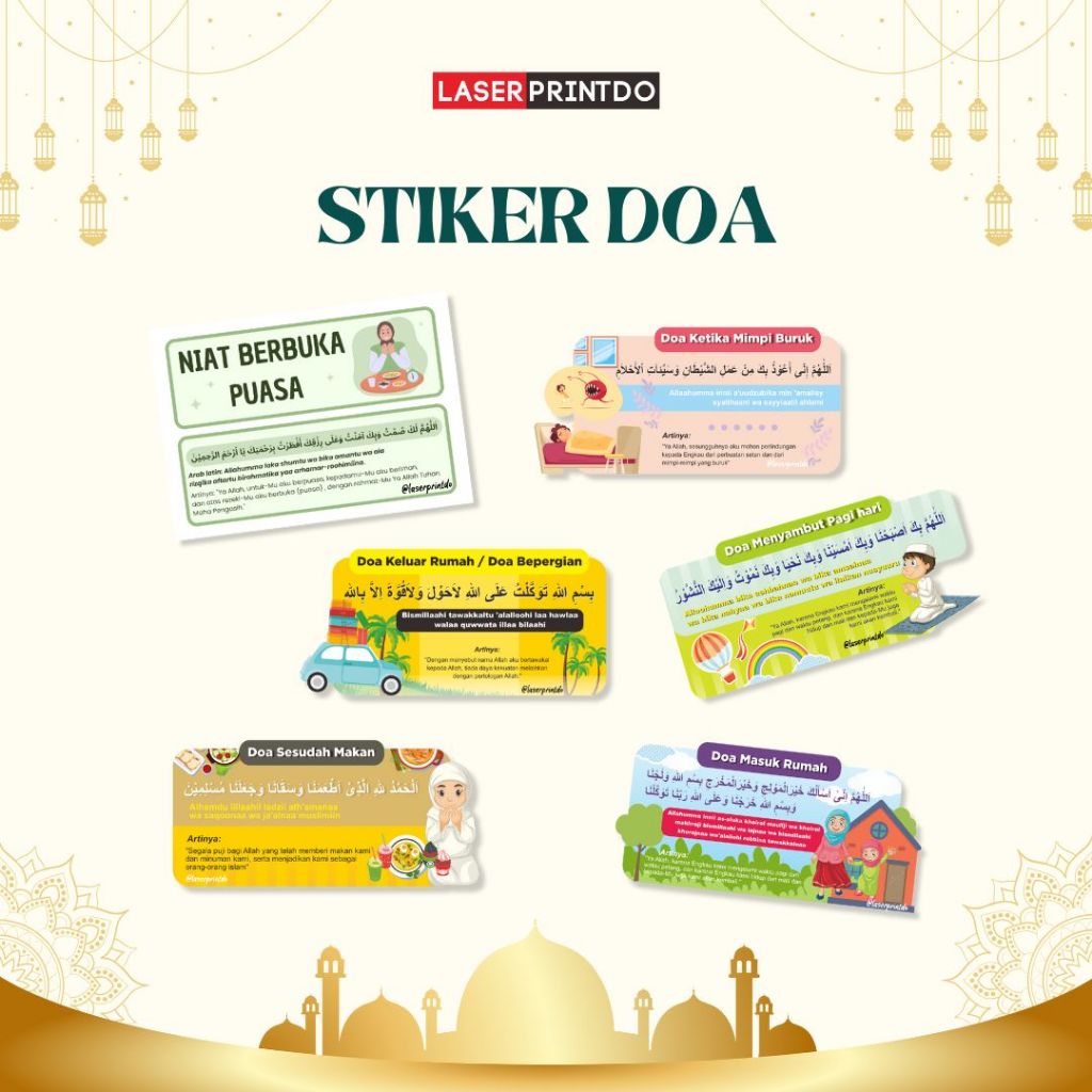 

Stiker Do'a Anak/ Stiker Edukasi/ Stiker Hafalan Do'a