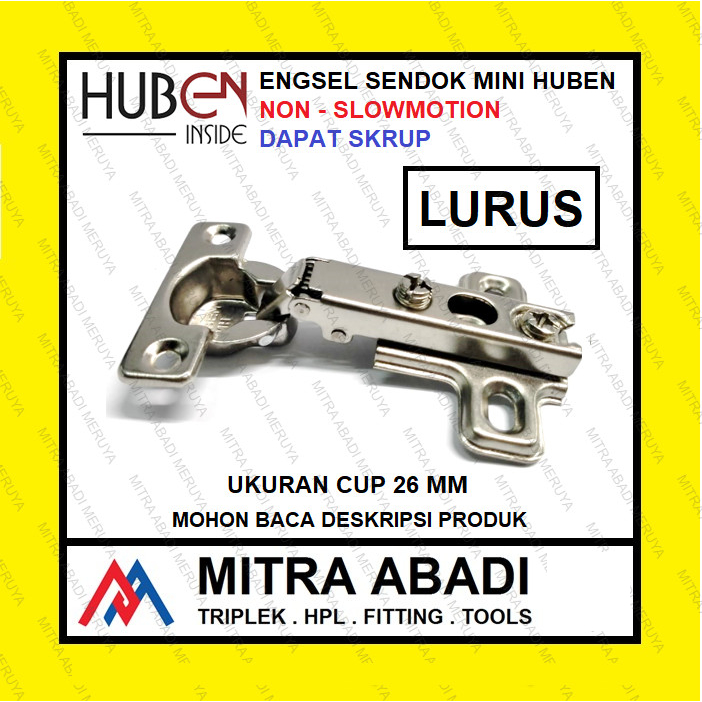 Engsel Pintu Lemari Engsel Sendok Mini HUBEN MH-0