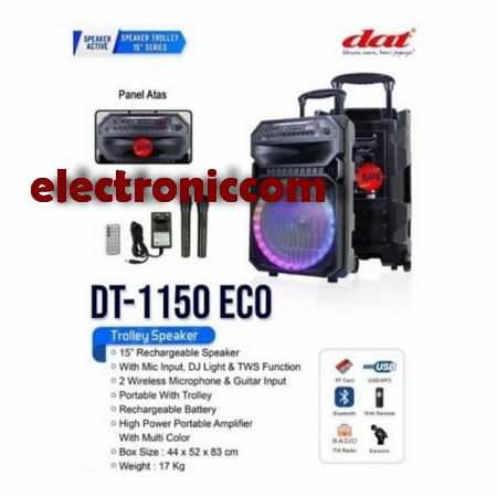 SPEAKER DAT PORTABLE DT 1150 / DT1150 ECHO BLUETOOTH ORIGINAL