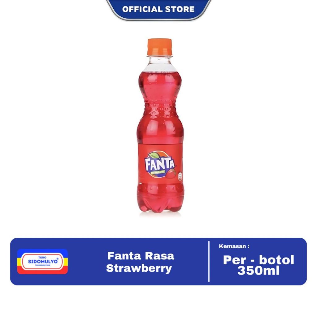 

Fanta Rasa Stawberry Minuman Soda - Botol 390ml