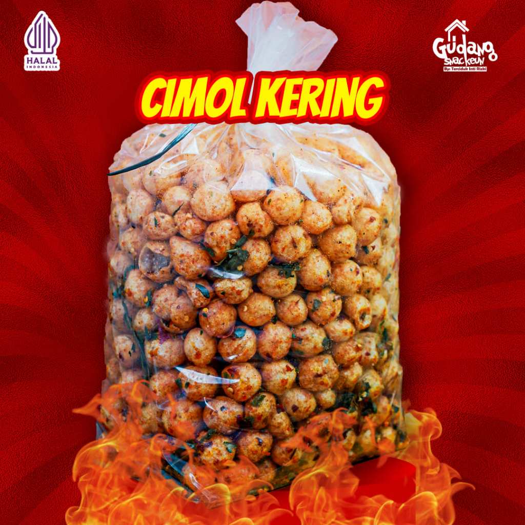 

Cimol Kering Pedas Endog Lewo Pedas Daun Jeruk 100g