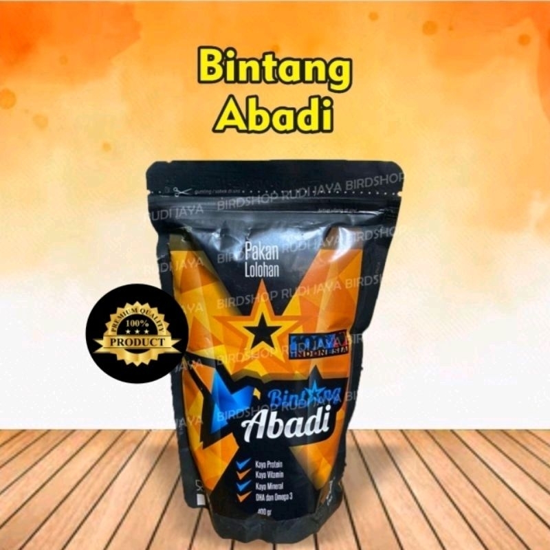 Bintang Abadi Pakan Lolohan/Bubur Piyik Burung lakbet ciblek prenjak parkit beo buat paru bengkok 40