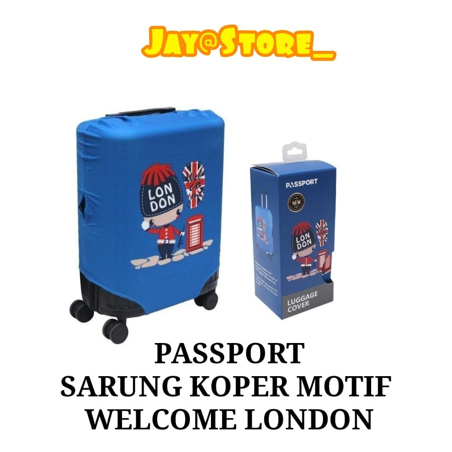 [Original Ace Hardware] Passport Sarung Koper Dengan Lock Welcome London - Ukuran S