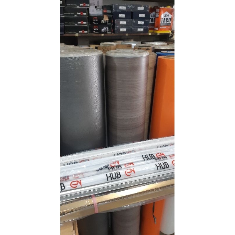 PVC Sheet Huben / pelapis triplek furniture / pvc laminates permeter