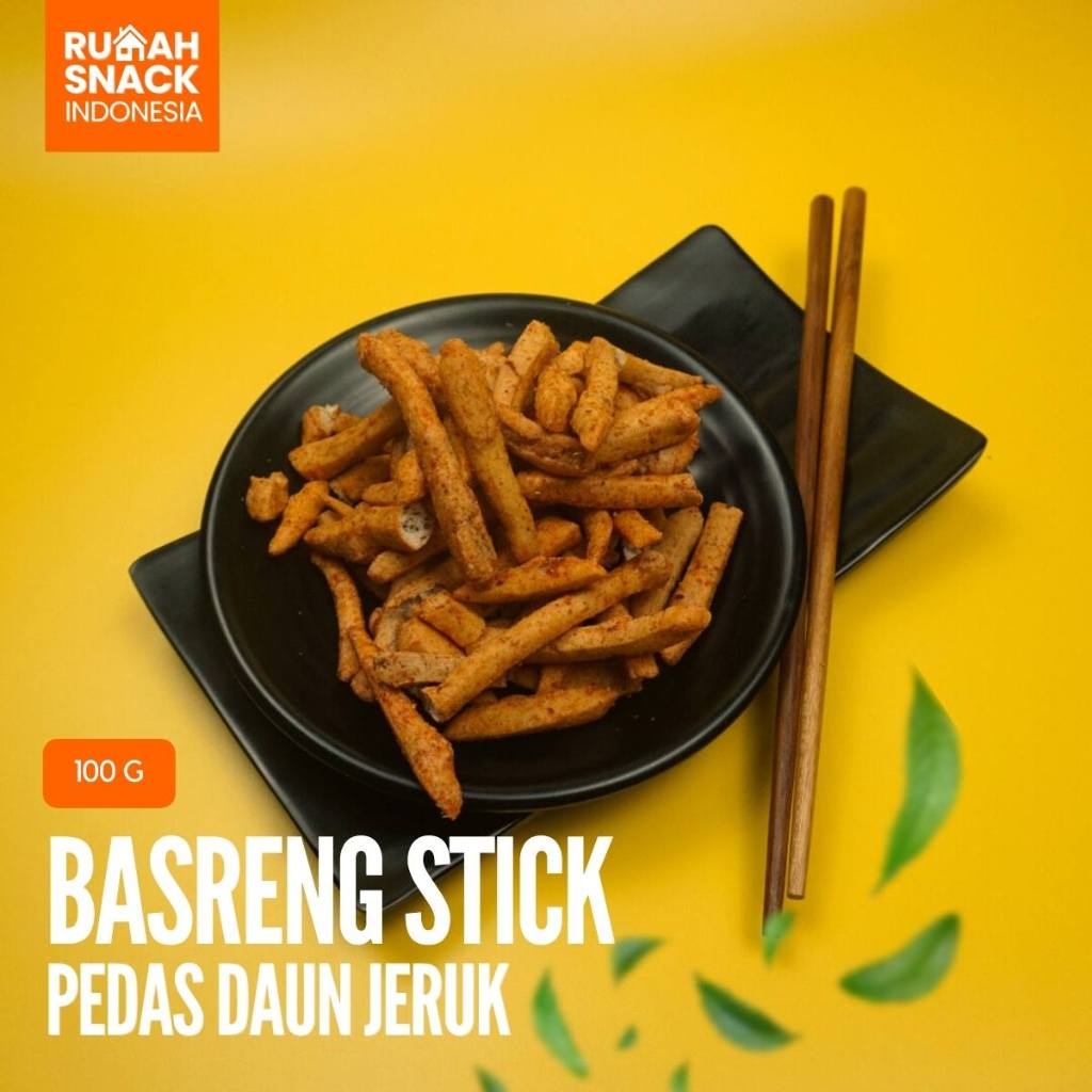 

Stik Basreng Pedas Daun Jeruk 100g Snack Cemilan Bakso