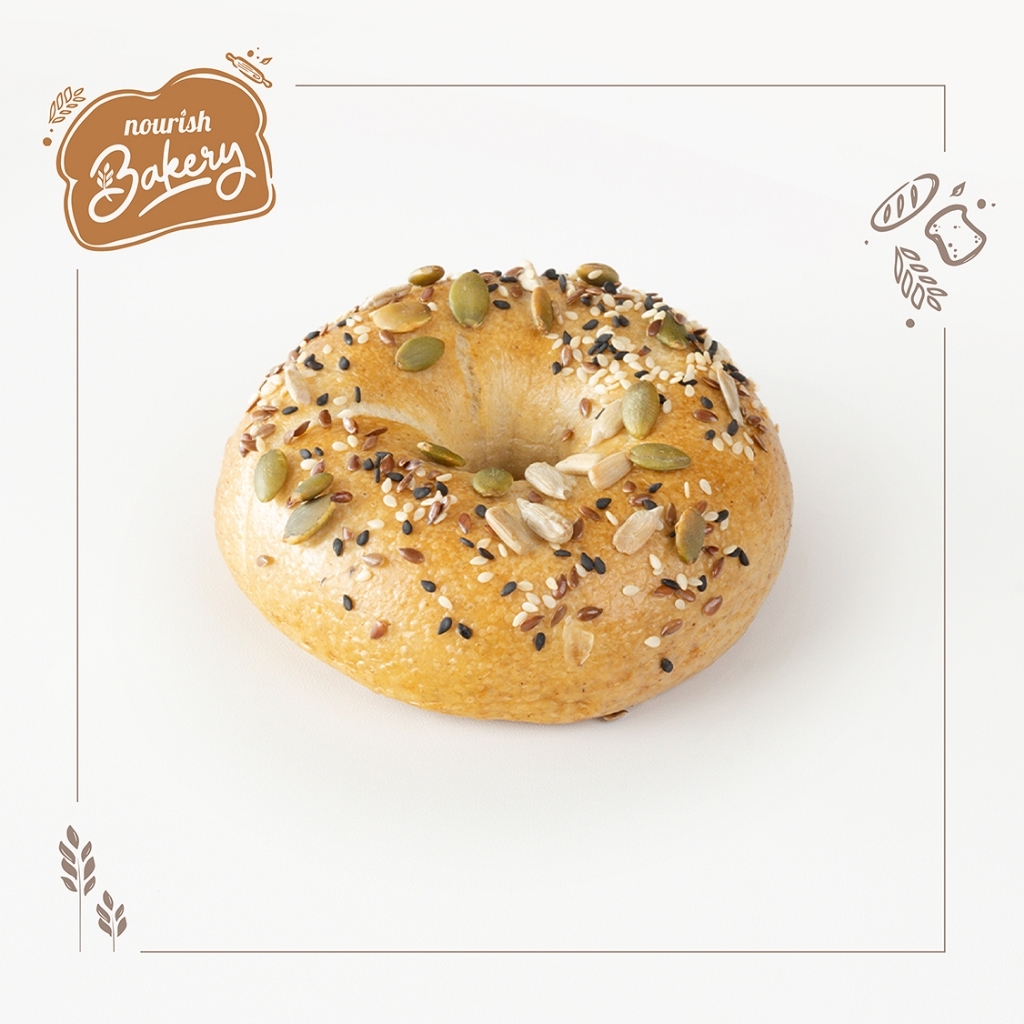 

Bagel Mix Seed - 100% Sourdough Bagel Long Fermentation 100gr