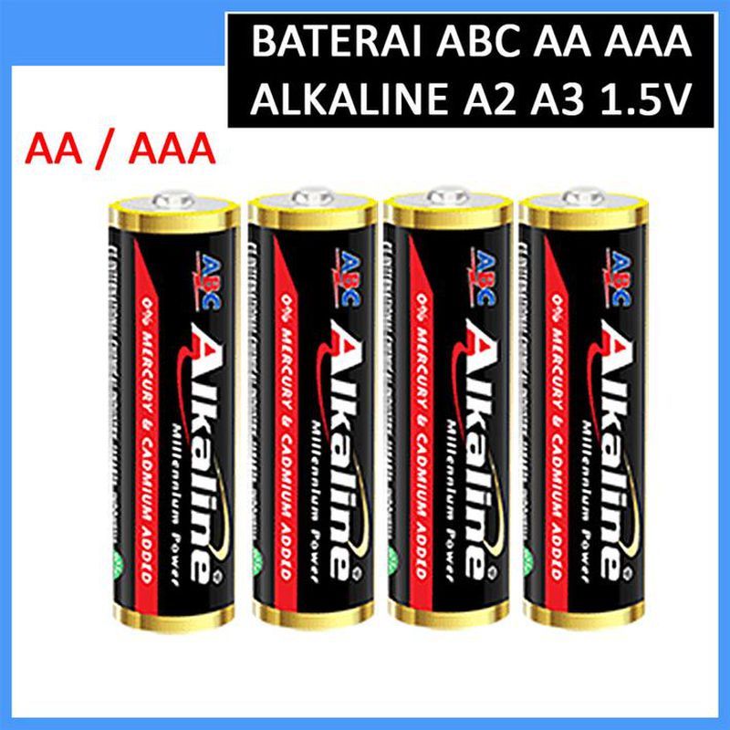 Baterai ABC Alkaline AA 1 Kotak Box (Isi : 24 set)