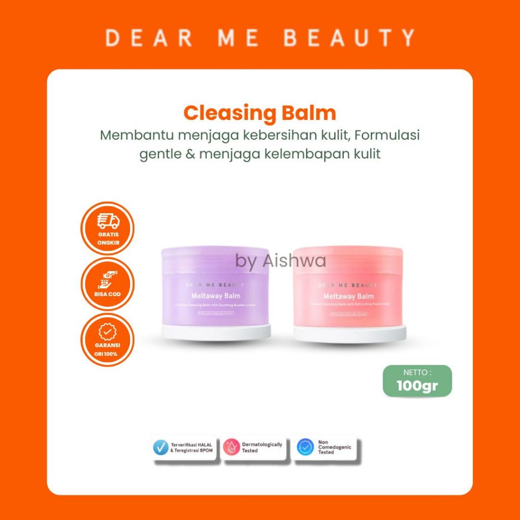 Dear Me Beauty Cleansing Balm