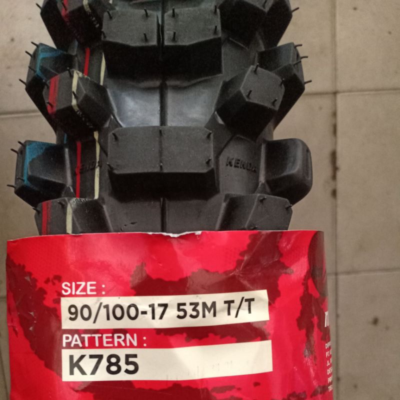 ban trail kenda k785  ring 17 ukuran 90/100/17
