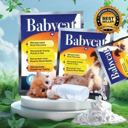 BABY CAT - Susu Kucing Susu Kitten Susu Bayi Kucing Susu Penggemuk Kucing Susu Pengganti ASI Kucing