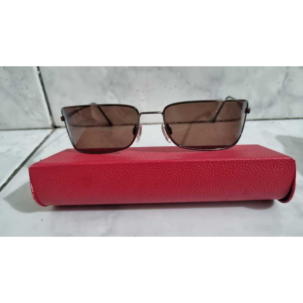 Kacamata HUGO BOSS original asli curved edge sunglass Aviator preloved