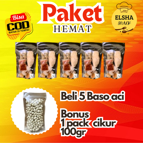 

PAKET HEMAT Baso Aci + Cikur 100gr. MURAH... Aci kemasan vakum