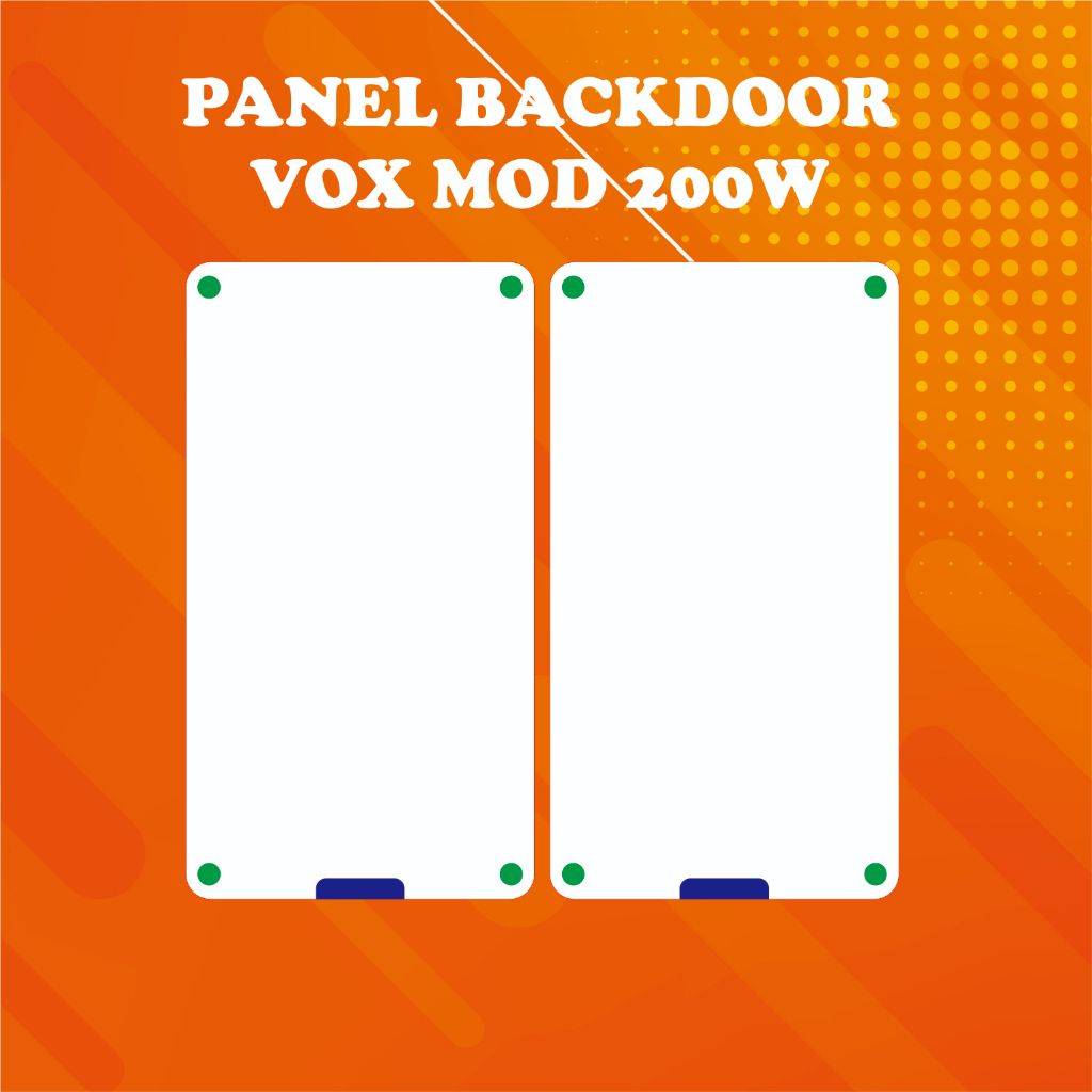 

PANNEL AkrilikVox CLEAR/warna ZhaffCustom