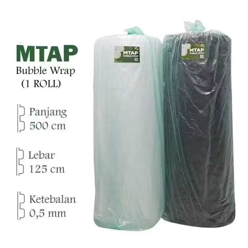

MTAP BUBBLE WRAP PLASTIK GELEMBUNG 125CMX50M HARGA PER ROLL ONLY VIA INSTANT /SAMEDAY 1 DRIVER 1 ROLL