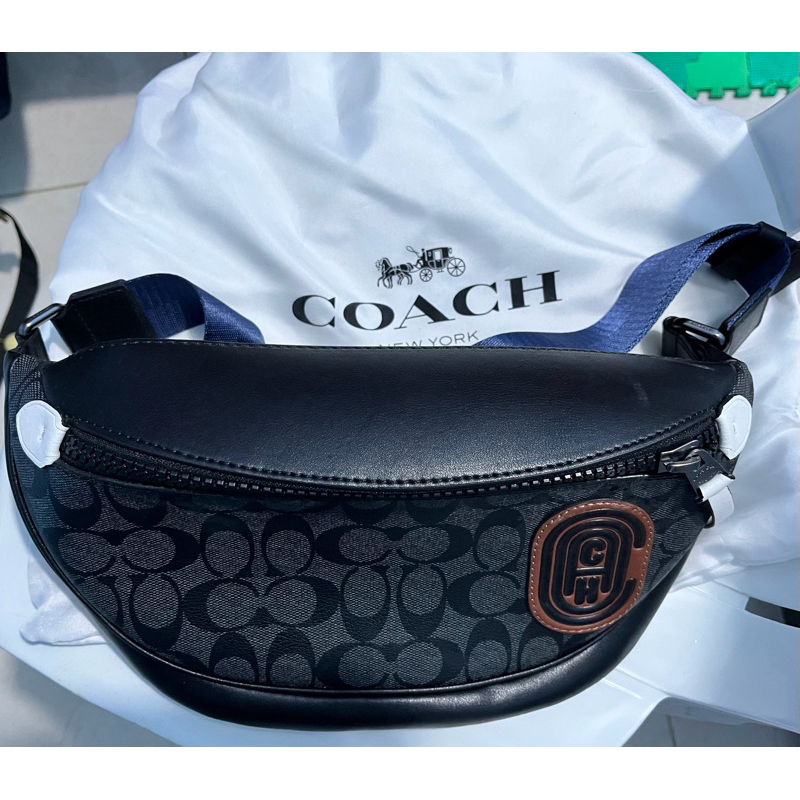 tas waistbag coach preloved bekas