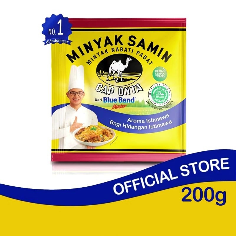

Minyak Samin cap onta minyak nabati padat 200 gram